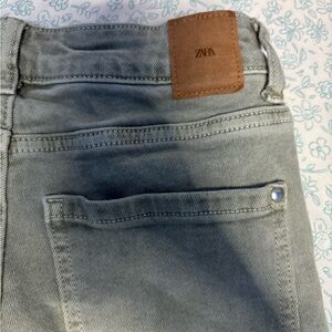 Zara Green Straight Jeans